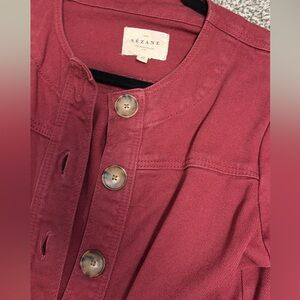 Sezane Lucia Jumpsuit Purple - Size 2